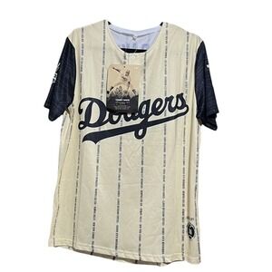 NWT Los Angeles Dodgers Men's T Davis #12 Black Heritage Baseball Jersey Size 12